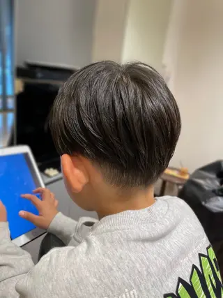 メンズ キッズ 本多 美羽のヘアスタイル