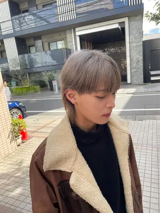 カラー 🔥メンズカット＋ パーマの達人🔥のヘアスタイル