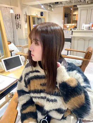 カラー 上野 莉菜のヘアスタイル