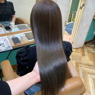 ロング カラー パーマ 💎巻ける縮毛矯正/ 艶髪💎石渕智也のヘアスタイル