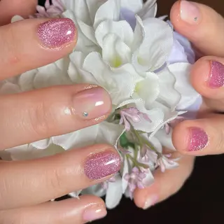 ネイル nail　milky 〜深夜にもネイル〜のネイルデザイン