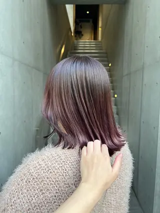 セミロング カコ/レイヤーカット ヘアアレンジのヘアスタイル