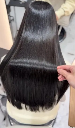 ロング 韓国ヘア🩶侑矢 艶髪透明感/福岡のヘアスタイル