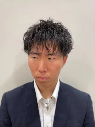 ショート 💈メンズパーマ 💈/小野田悠希のヘアスタイル