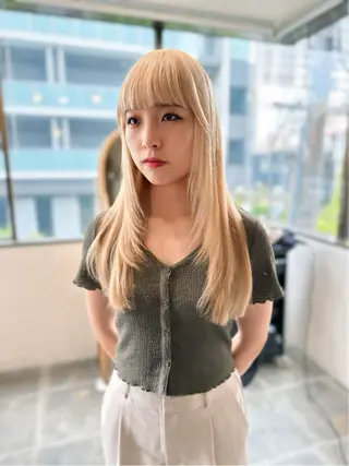 ロング 梅田 illfrere 所属・イルフレール ryuのヘアスタイル