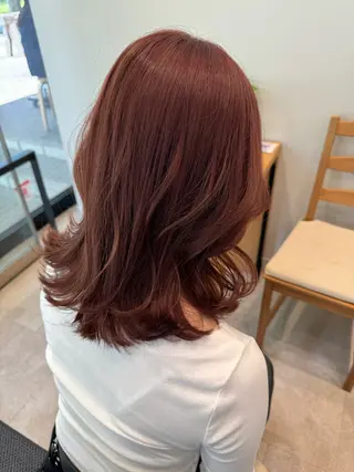 ミディアム HAREKE Loopidea所属・鈴木結花/立川美容師 /モデル募集のヘアスタイル