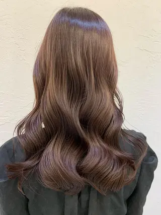 セミロング カラー レイヤー/透明感 🍃鈴木裕介のヘアスタイル