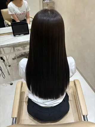 ロング カラー りほ/顔周りカット/ レイヤーカットのヘアスタイル