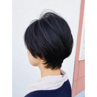 ショート ケアブリーチ、 髪質改善 福士直矢のヘアスタイル