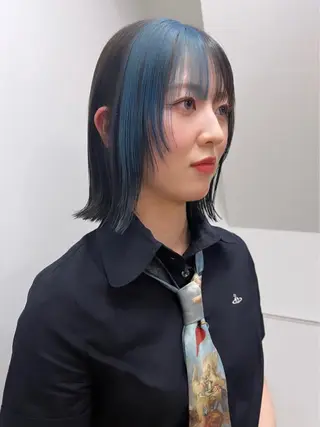 ミディアム カラー nendo_hair所属・ハイトーン/ボブ 🎀sonokaのヘアスタイル