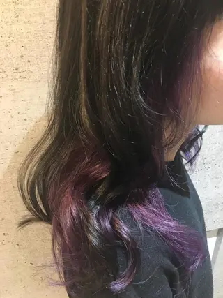 ロング カラー Ando Raycoのヘアスタイル