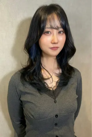 セミロング 村井 隆仁のヘアスタイル