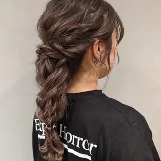 ロング ヘアアレンジ PRIVATE SALON EYES所属・EYES リアのマツエク・マツパデザイン