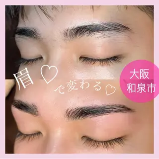 メンズ アイブロウ sarasa beauty salon所属・SARASA♡ Yamashitaの眉毛・アイブロウイメージ