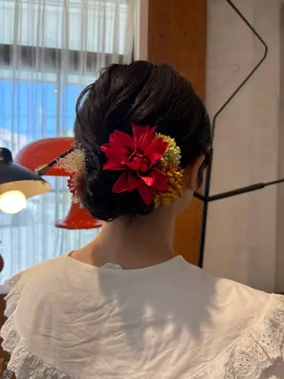 ヘアアレンジ 有岡 陽菜のヘアスタイル