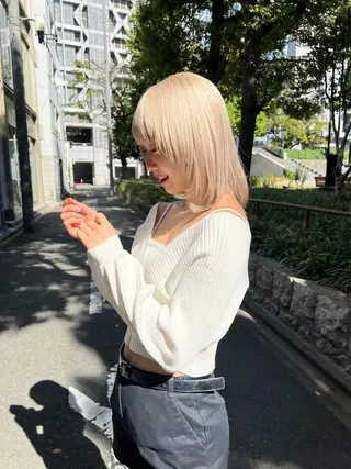 カラー tumu・髪質改善サロン所属・今池/艶髪 髪質改善🦋柿下のヘアスタイル