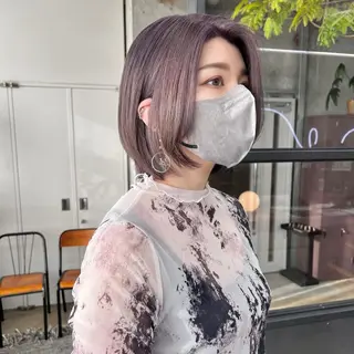 ミディアム カラー 韓国ヘア /男女❄️ 細江 美紅のヘアスタイル