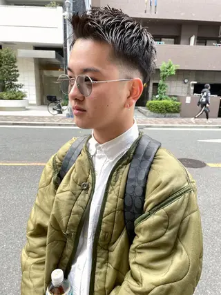 メンズ メンズ特化美容師 ハスイルイのヘアスタイル