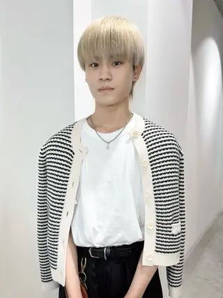 ショート カラー メンズ ALL HAIR所属・掛田 翔のヘアスタイル