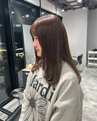 セミロング 寺川留以 /カットモデル募集中のヘアスタイル