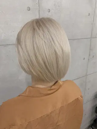 ショート カラー ヘアアレンジ キッズ カラー特化サロン Eir心斎橋のヘアスタイル