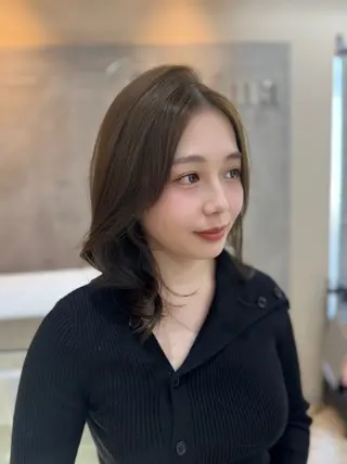 ミディアム カラー Zina梅田茶屋町所属・Mayu💖 Zina梅田茶屋町のヘアスタイル
