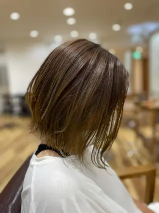 ショート YASUHIRO グレージュ/メンズのヘアスタイル