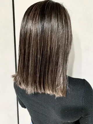 ミディアム ヘアアレンジ ネイル 岡崎勇人/レイヤー/ 韓国/ケラチンTRのヘアスタイル