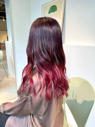 ロング カラー eto所属・髪質改善スペシャリス ト長尾勇弥/梅田中津のヘアスタイル