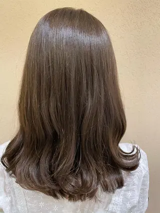 セミロング カラー シャドールーツ美容師 篠原康太のヘアスタイル