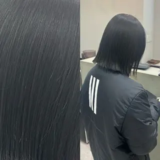 ミディアム カラー ヘアアレンジ ボブ /ニュアンス/ satomi🧸💖のヘアスタイル