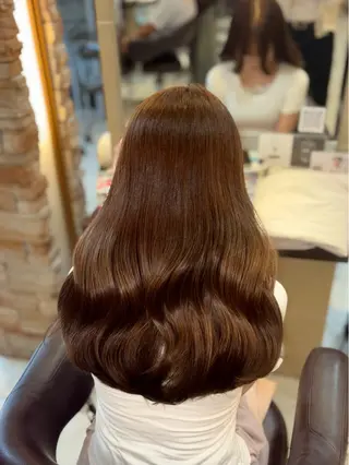 ロング カラー 🎀透明感カラー 🐈ナズナのヘアスタイル