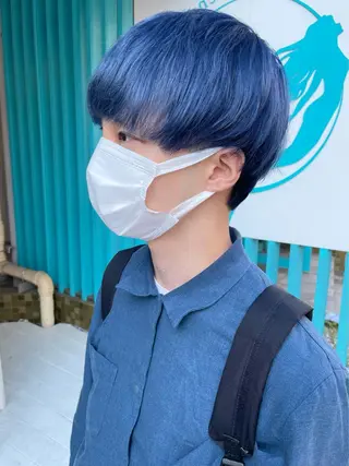 ショート カラー メンズ 佐藤 魁人のヘアスタイル