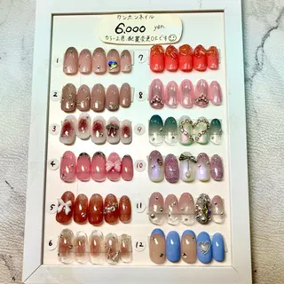 ネイル Queennail 北堀江megumiのネイルデザイン