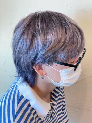 ショート カラー メンズ メンズ特化/パーマ指 名No.1/百瀬太郎のヘアスタイル