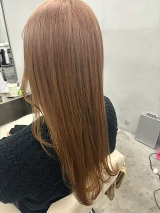 ロング カラー 田代 佳穂のヘアスタイル