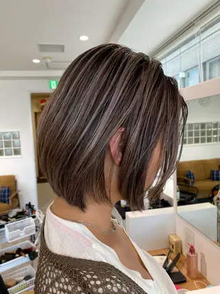ショート カラー JILBLAN京都 ショート/ハイライトのヘアスタイル