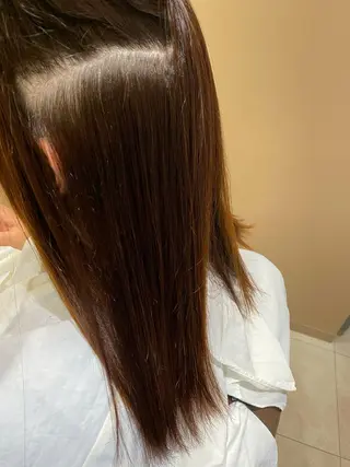 ロング タナカ レイヤのヘアスタイル