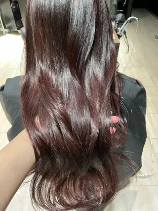 ロング 艶カラー/アレンジ/ はまぐちうみのヘアスタイル
