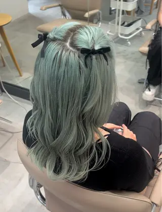 セミロング mee.所属・カットモデル募集中 / ベージュ/あづきのヘアスタイル