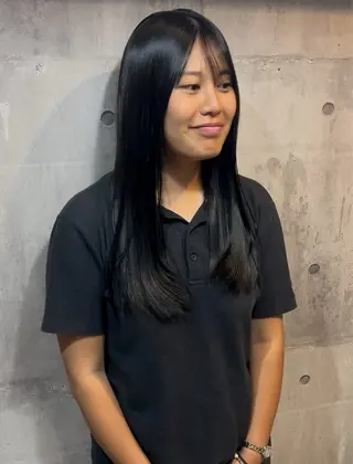 セミロング Nagi ブリーチモデル募集のヘアスタイル