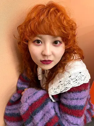 セミロング KIJI所属・haruka/ ハイトーンのヘアスタイル