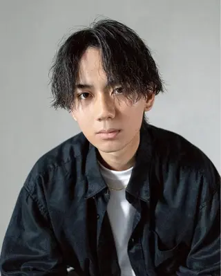 ショート パーマ メンズ HANGOUT ／久富のヘアスタイル