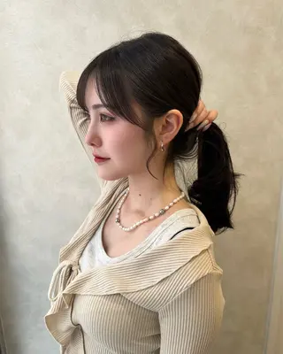 ロング SALOWIN原宿AROA店所属・顔まわり神カット✂︎ 齋藤雄大【表参道】のヘアスタイル