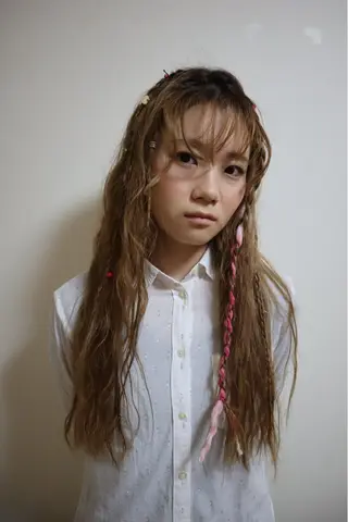 ロング パーマ 金尾 凜のヘアスタイル