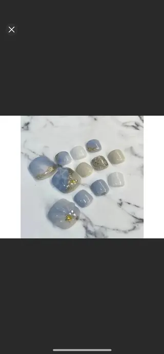 ネイル model LUNA BLANCのマツエク・マツパデザイン