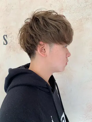 パーマ メンズ 水戸内原🐜 メンズ郡司裕紀のヘアスタイル