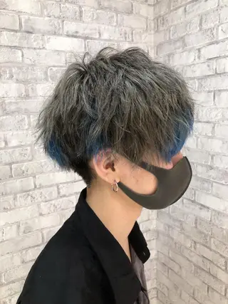 ショート カラー ヘアアレンジ 秋山 幸太のヘアスタイル