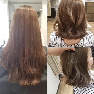 カラー ミディアム 店長 とみー / ツヤ感&似合わせのヘアスタイル