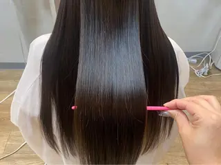 ロング パーマ 袴田 菜緒のヘアスタイル